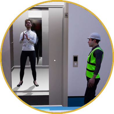 SimLab Soft VR Store Elevator Emergency Rescue VR Experience